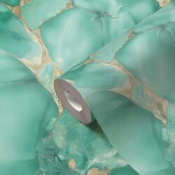 AS Creation Vinil tapéta Flizelin Smaragd márvány Arany kő fényes 10 m (79040-3)