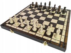 Caissa Fa Sakk Verseny 40x40 cm Égetett!