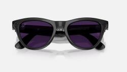 Ray-Ban Meta Skyler (2. generáció) Fényes fekete Clear ametiszt átmenetek (RW4014 601/CH 52-20)