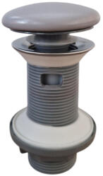 CeraStyle Klikk - klakk leeresztő - MATT SZÜRKE - porcelán - túlfolyós mosdókagylóhoz - 5/4" - Ø 73 mm (BD05803080224731) - globalvivamarket