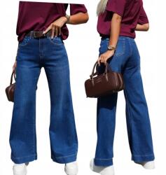 CHICACA Farmer Nadrág, Széles Szárú, Női, Sötétkék Farmer, L (65)