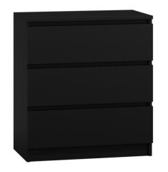 GreenSite M3 fiókos szekrény, fekete