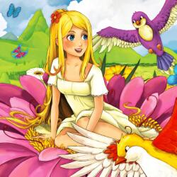 agmART Gyerek Fotótapéta Virágok Hercegnő 380x256 (Fototapety agmART)