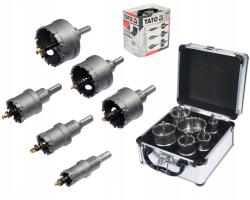 TOYA Tct Fémlyukfúró készlet 22-65mm 6db-os. Keményfém koronafúró (YT-44077)