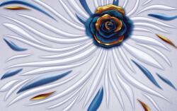 agmART Fotótapéta Szobába Virág Arany Rózsa 395x280 (Fototapety agmART)