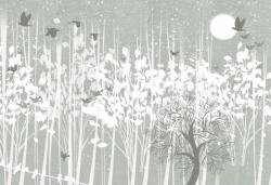 agmART Fotótapéta Nappaliba, Szobába Madarak az erdőben 360x240 cm (Fototapety agmART)