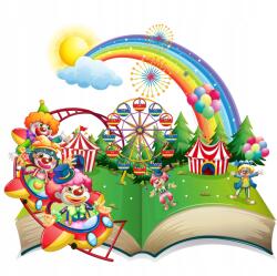 agmART Fotótapéta Gyerek Város Szivárvány 200x130 (Fototapety agmART)