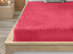  Cearsaf Cocolino microplus cu elastic SOFT 180x200 cm rosu