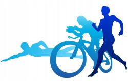 agmART Fotótapéta Sport Sportágak Úszás Kerékpározás (Fototapety agmART)