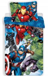 Jerry Fabrics Bosszúállók Brands ágyneműhuzat 140×200cm, 70×90 cm (Avengers Marvel Pościel 140x200 Iron Man)