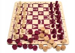 Filipek Sakk Dámajáték puzzle Játék Gyerekeknek