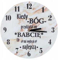  Falióra felirattal nagyinak ajándék nagymama napjára 30 cm (MM_ZEG 2)