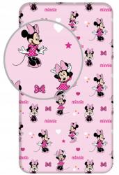 Jerry Fabrics Disney Minnie Pretty in Pink gumis lepedő 90x200 cm (19071)