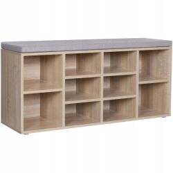 SONGMICS Praktikus cipősszekrény ülőkével, Loft stílusban (LHS10NL)