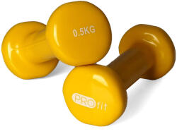 PRO-Fit Kézisúlyzó vinyl 2x0, 5 kg - sárga - PRO-Fit (MAR_H0283_34461)