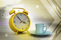 agmART Fotótapéta Méretre Vágva A Konyhába Óra Csésze (Fototapety agmART)