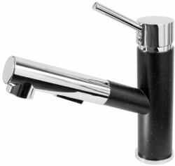 Gamma Cado2 konyhai csaptelep fekete-szemcsés, beépíthető (GA-CA7866-2)