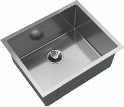 Gamma Stalowy S5444 egymedencés rozsdamentes acél mosogató, króm, beépíthető (S5444-CH)