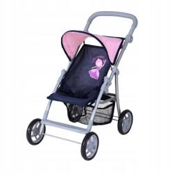 Knorrtoys Knorr Toys Liba Babakocsi babáknak, rózsaszín-sötétkék, állítható magasságú (4049491168420)