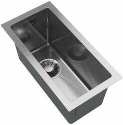 Gamma Stalowy S2244 egymedencés rozsdamentes acél mosogató, króm, beépíthető (S2244-CH)