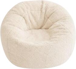 LazyBag XL Teddy plüss babzsákfotel - krém