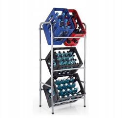  Tárolószekrény fém EASYmaxx 33 x 50 x 110 cm max 60 kg polconként (10000008614)