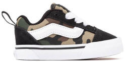 Vans Knu Skool Elastic Lace gyerek cipő Camo Black Green (VN000D0KYJ7)