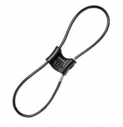 ROCKBROS Kerékpárzár, lopásgátló, zsinór 5, 5mm Rockbros 32120011001 fekete (32120011001)