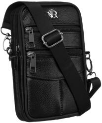  Rovicky Férfi Bőr Oldaltáska -R-13207-S-3907 BLACK- Fekete (5903051223907)