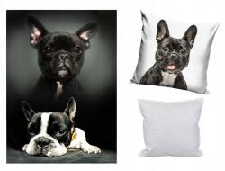  Kutyás polár takaró, párnahuzat és párna szett 3 db-os (Bulldog Moments)