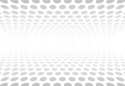 agmART Fotótapéta Absztrakt Kör Fehér Illúzió 360x240 (Fototapety agmART)