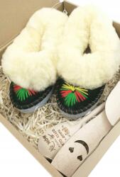 Halskór Kézzel varrott bambusz bőr papucs *37* (B - 2)