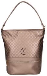 Karen CE-Wilma 2295 női válltáska - bronz steppelt