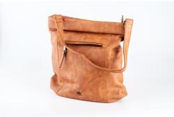 Greenburry műbőr oldaltáska, rendező zsebekkel 31*32 cm - Karamell