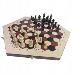 Caissa Agyag Hexagonális Sakk - Fa, Égetett 46x54 cm