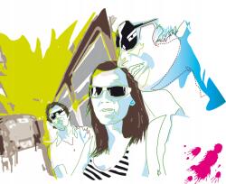 agmART Fotótapéta Rajz Arcok Karakterek (Fototapety agmART)