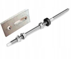 Apar 10x200-es dupla menetes csavar és adapter Pv napelemhez (sruba 10x200 i adapter)