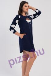 Vienetta Extra méretű hosszú ujjú női hálóing (NHI7757 2XL)