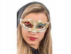  Velencei farsangi maszk arany (C01329)