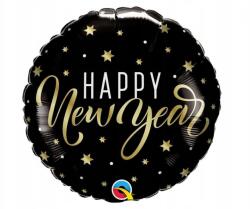 GoDan Happy New Year Stars fólia lufi 46 cm