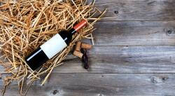 agmART Fotótapéta Széna Bor Fa Dugók (Fototapety agmART)