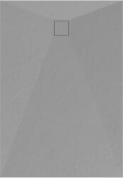 Welland kőhatású zuhanytálca szifonnal 90 x 130 cm - szürke (GT-13090SS) (GT-13090SS-G)