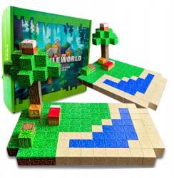 Skibi Store Mágneses építőkocka szett Nagy Mágneses Oktató építőkocka 128 db-os (Bloki Puzzle Minecraft Dla Dziecka Zabawa)