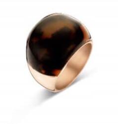 Disney Victoria Rose gold színű barna mintás gyűrű (VBNAL22858)