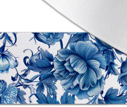 Takoy Nyomtatott dizájnos gumi 4cm blue flowers