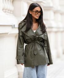 ME GUSTA Kétsoros Edzőkabát Havana Khaki Me Gusta