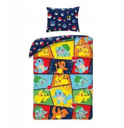 Halantex Pokémon Pals ágyneműhuzat 140×200cm, 70×90 cm (POK-938BL)