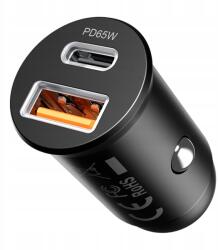 Proove autós töltő Pd Tiny Power Pro 1x Usb-c 1x Usb 65W fekete (6901113439722)