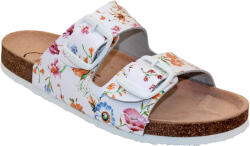 Santé SANTÉ D/21/N / Női orvosi parafa papucs - fehér 40 (D/21N/FLORA/40)