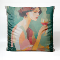 Takoy Bársony párnahuzat 45x45 nő borral 1